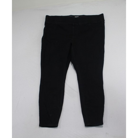 Old Navy Women Black Pants Hi Rise Rockstar Skinny Jegging Size 22 - Picture 1 of 9